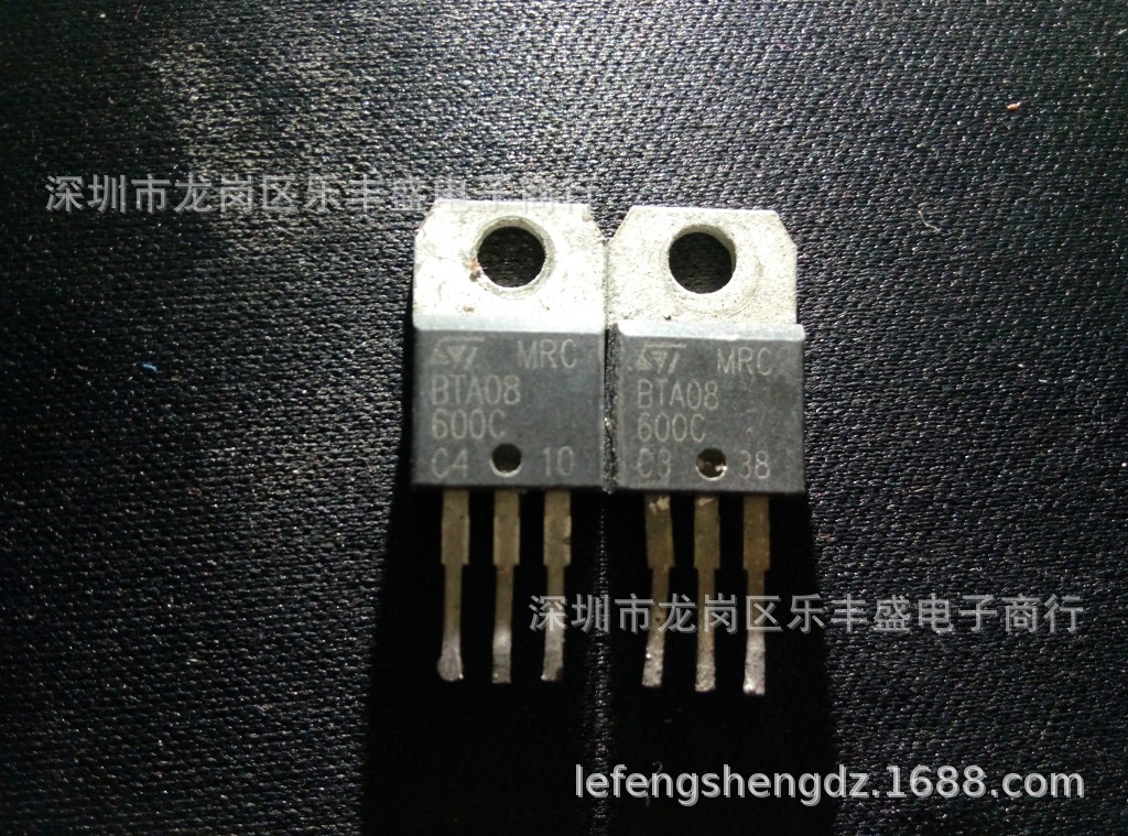 BTA08-600C 拆机ST TO-220 单向可控硅 16A 600V