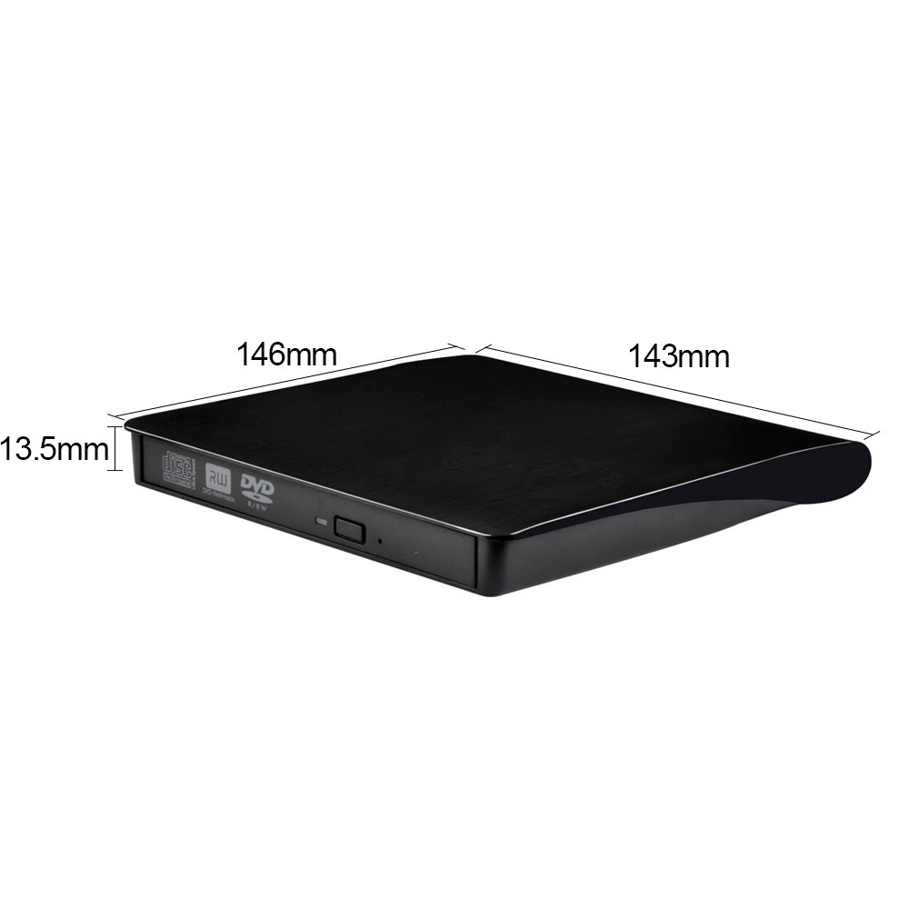 Производственный прямой продаж Hengzhe ECD819 ультратонкий USB3.0 SATA оптический привод внешний корпус для ноутбука