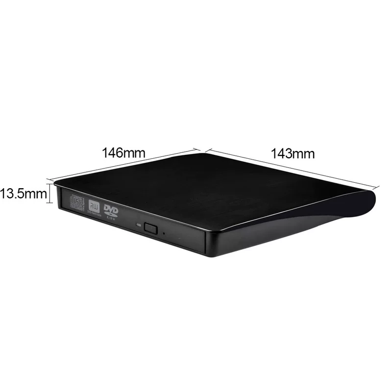 Производственный прямой продаж Hengzhe ECD819 ультратонкий USB3.0 SATA оптический привод внешний корпус для ноутбука