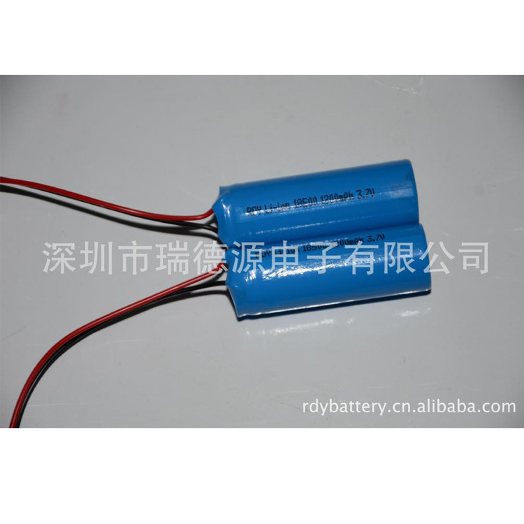 厂家直销电池 18500 1200mAh锂电池组 锂电池聚合物 定 制