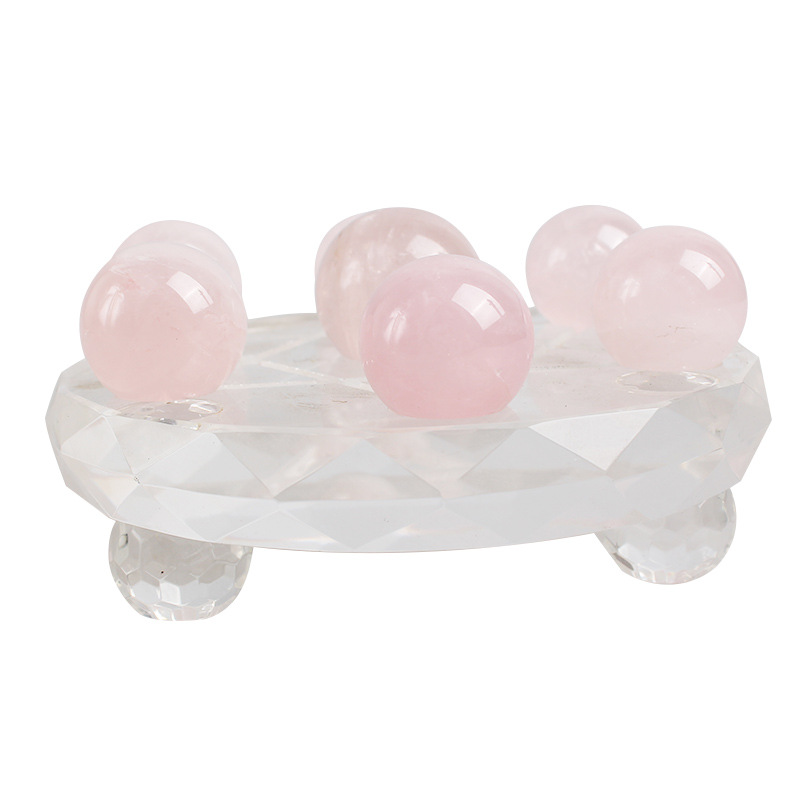 粉水晶元宝 七星阵单身男女吉祥摆件工艺品风水用品批发 厂家直销|ru