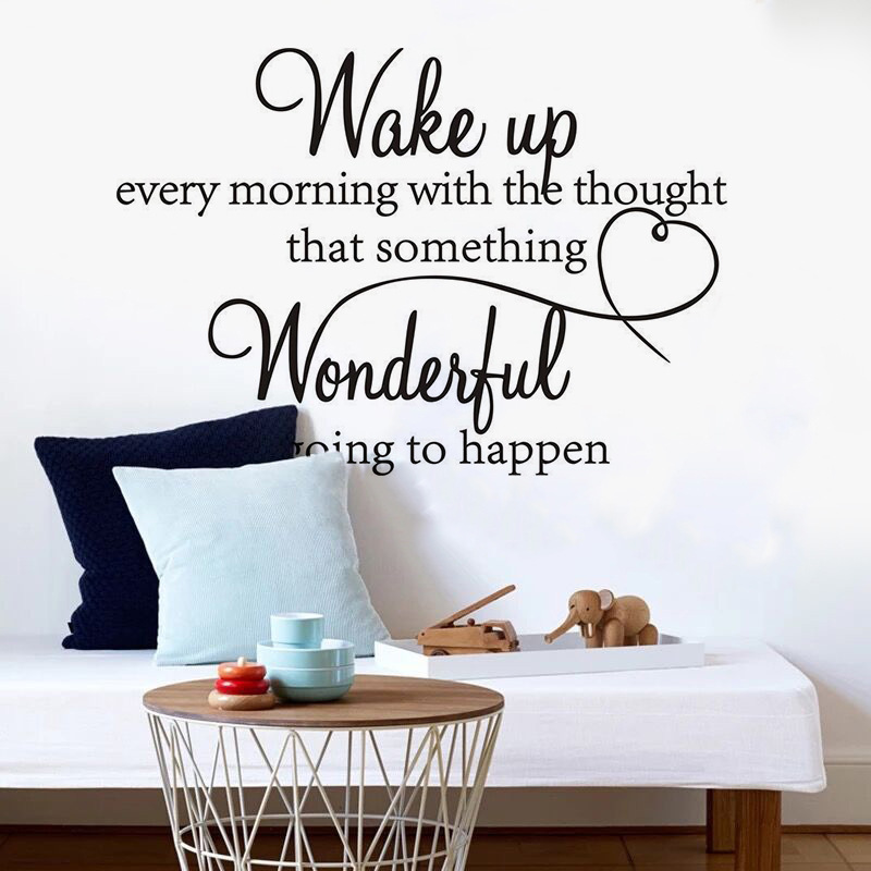 New Wake Up English Proverbs Inspirational Stickers display picture 6