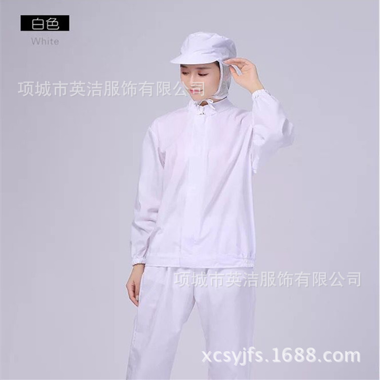 Factory Direct Sales Pharmaceutical Factory One-piece Clothes Food Labor Protection Work Clothes Auto Repair Work Clothes Visit Clothes Blue and White Coats Wholesale