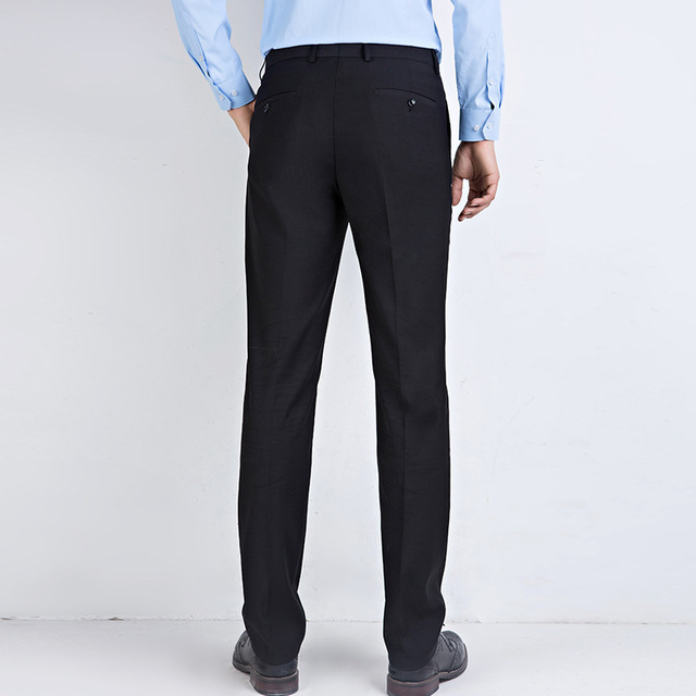 Men’s trousers no iron and slim fit casual business suit business suit business suit adjustable trousers