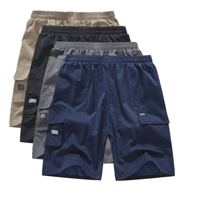 man Large leisure time shorts 5 points Five point pants middle age Beach pants Beach pants Pants Manufactor wholesale