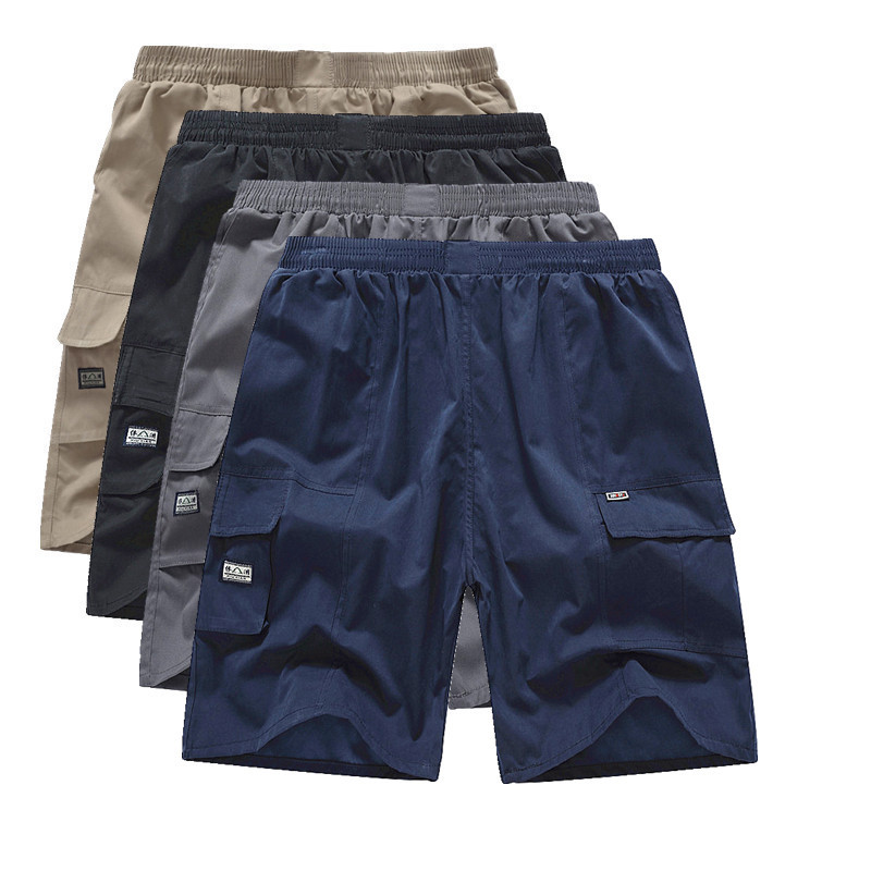 man Large leisure time shorts 5 points Five point pants middle age Beach pants Beach pants Pants Manufactor wholesale