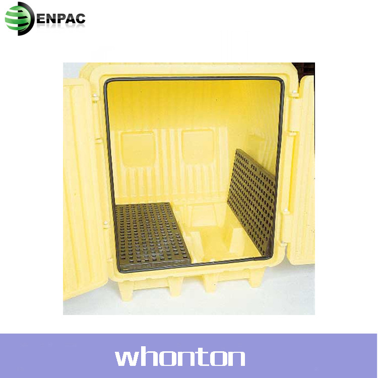 供应ENPAC 防泄漏油桶储存工作柜4010-YE-D