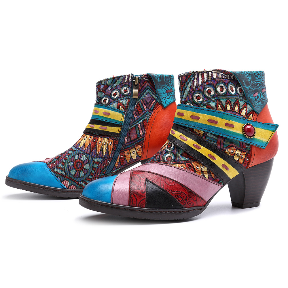 Bottes femme en En cuir - Ref 3354816 Image 20