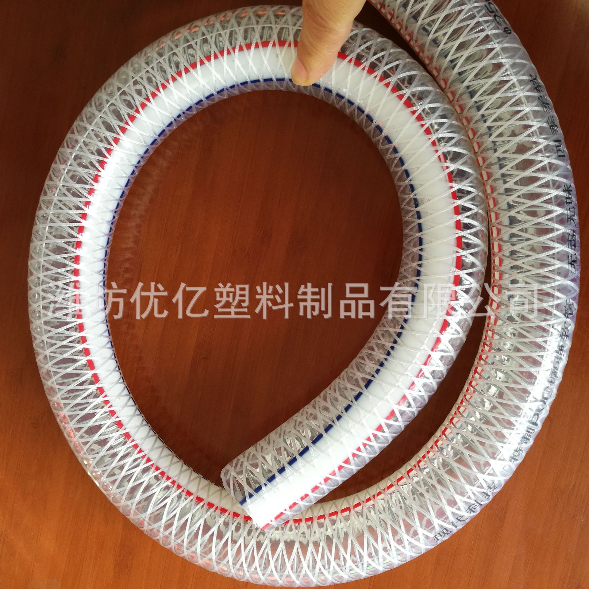 厂家供应PVC纤维复合钢丝软管 pvc纤维钢丝管耐油透明钢丝软管