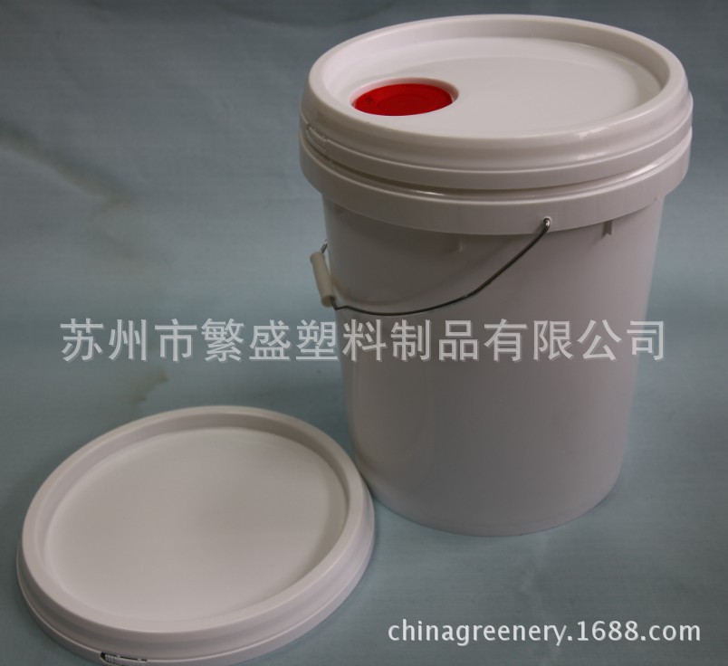 供应食品级 加厚 20L塑料桶、20升KG公斤塑胶桶、20L开口塑料桶