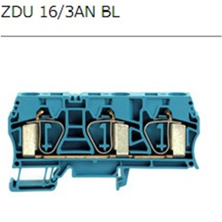 "ZDU 16/3AN BL	接线端子(PT)	魏德米勒/weidmuller	1768330000"
