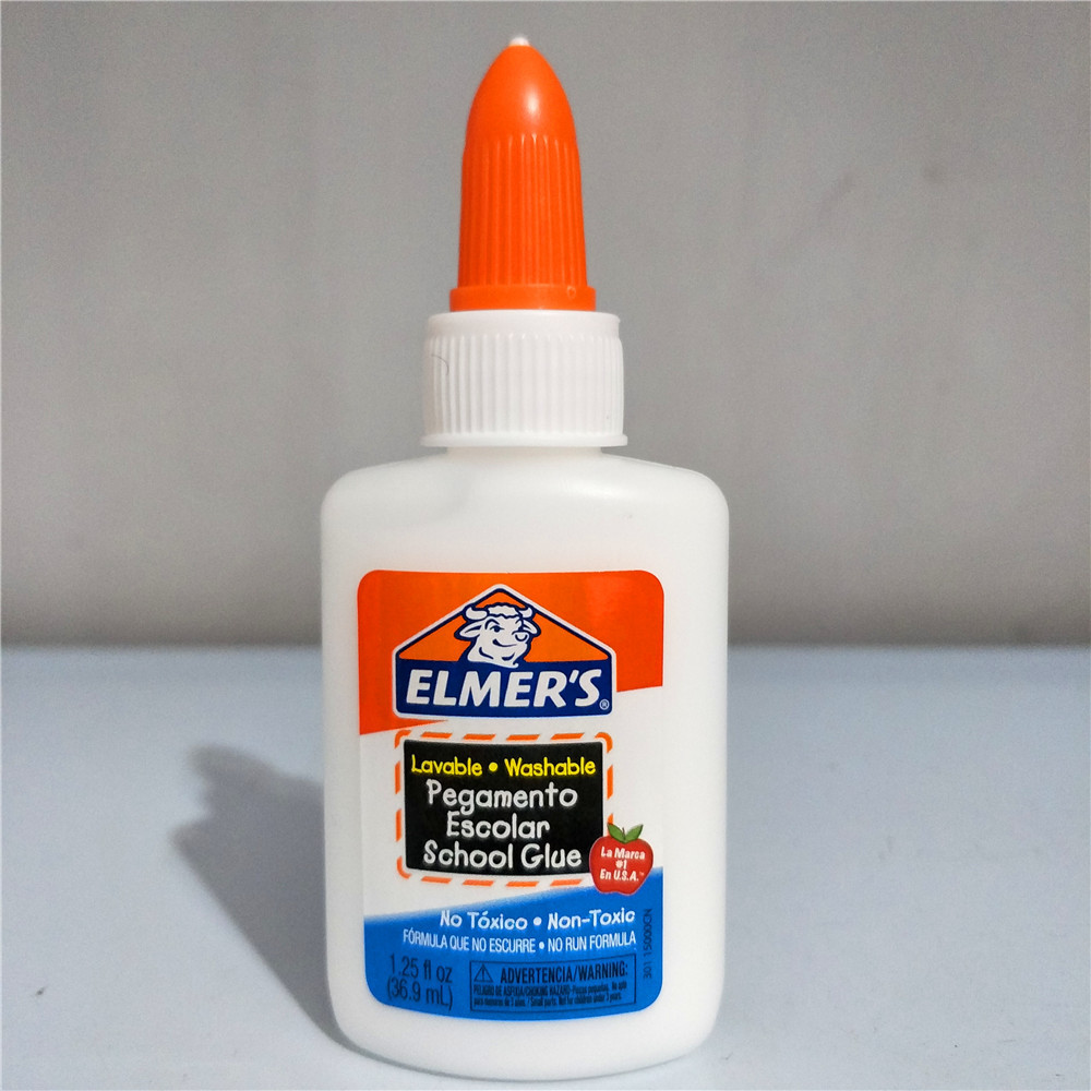 36.9ml美国Elmer's埃尔默Glue All牛头白胶水DIY史莱姆起球测试