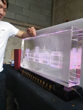 高檔發亮水晶大型立體內雕 廠家批發定制機械水晶內調