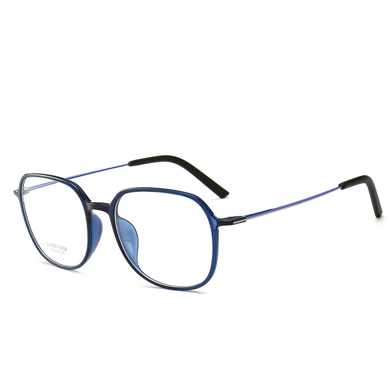 Los vidrios retro de acero plásticos ultraligeros enmarcan los vidrios de miopía de moda del estilo coreano de los hombres y de las mujeres enmarcan las gafas del marco completo de la cara pequeña