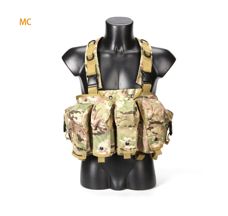 AK pocket chaleco táctico chaleco de pecho de campo chaleco de entrenamiento de camuflaje de equipo AK chaleco táctico
