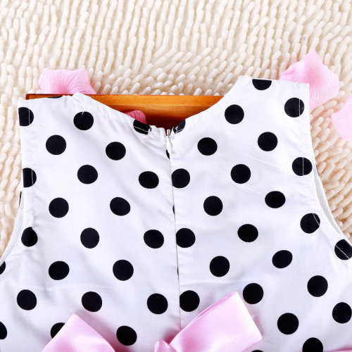 BD Summer Children's Clothing Korean Style Girls' Sleeveless Polka Dot Dress Wholesale Original Children's Dress
