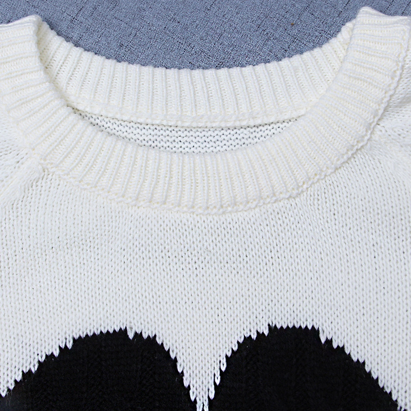 441g Weight Long Sleeve Sleeve Length Pullovers Placket Type Regular Sleeve Sleeve Type Polyacrylonitrile Fiber, knit Fabric Type Regular Top Length Sweater Tops Type Daily, Street Occasion Round Neck Neckline Slim Fit Type Heart Shape Pattern Spring, Autumn Season Women's Gender Elegant Style Wholesale Women's Elegant Heart Shape Long Sleeve Sweaters & Cardigans 30