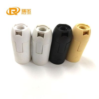 e14灯头E14光身卡式灯座 卡式灯头 塑料灯座 e27塑料灯头|ru