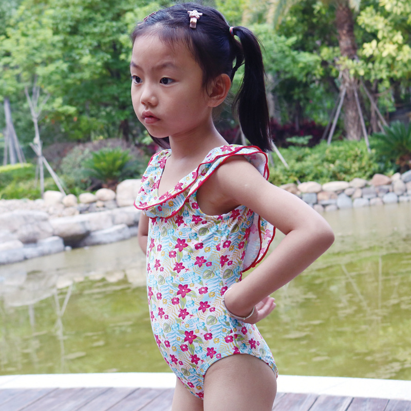 children's retro swimwear