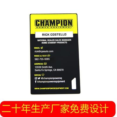 高檔金屬名片制作個性人物設計銅質工藝品免費設計七天無理由退貨
