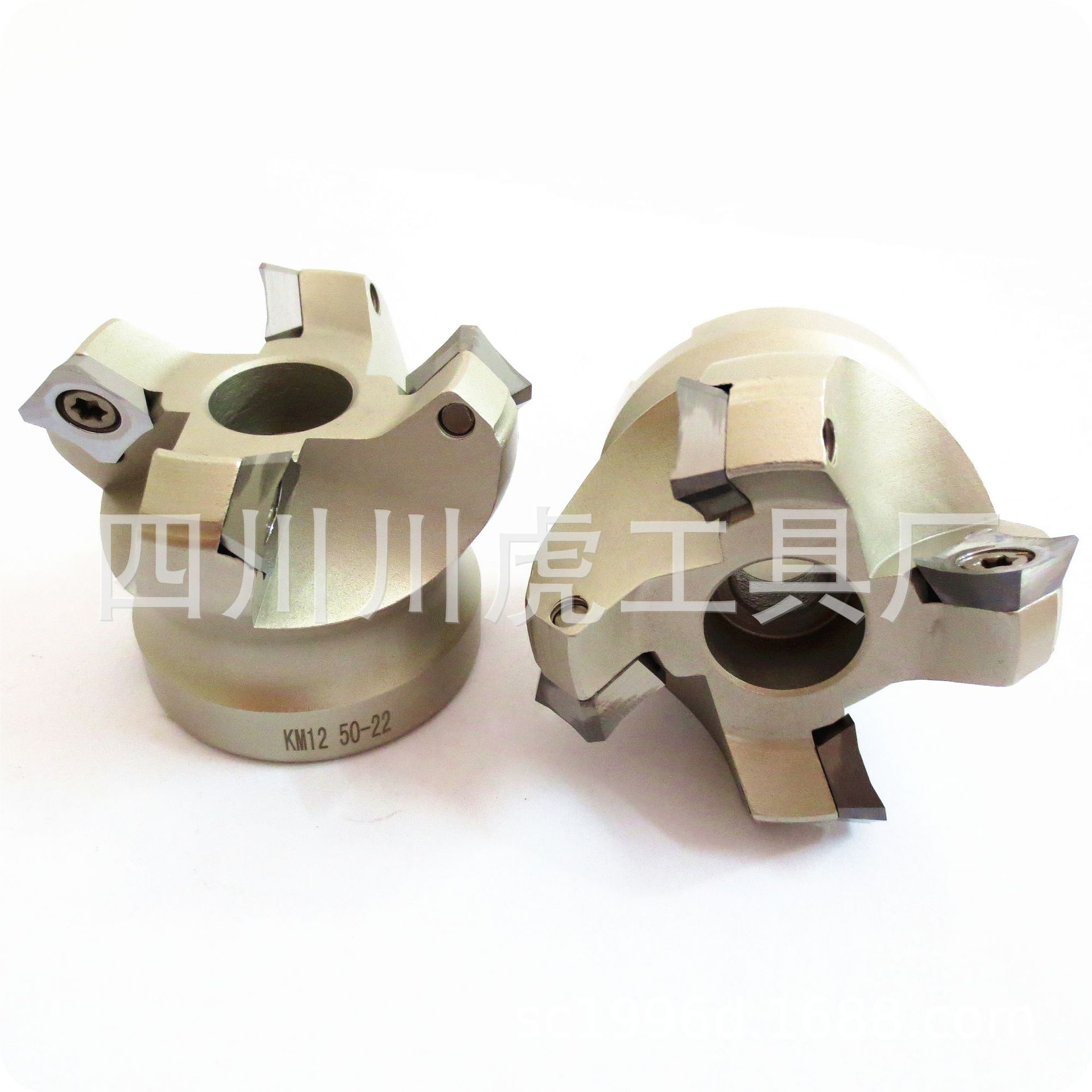 KM12壳型铣刀/45°面铣刀/铝合金铣刀：KM12 50-22-4T