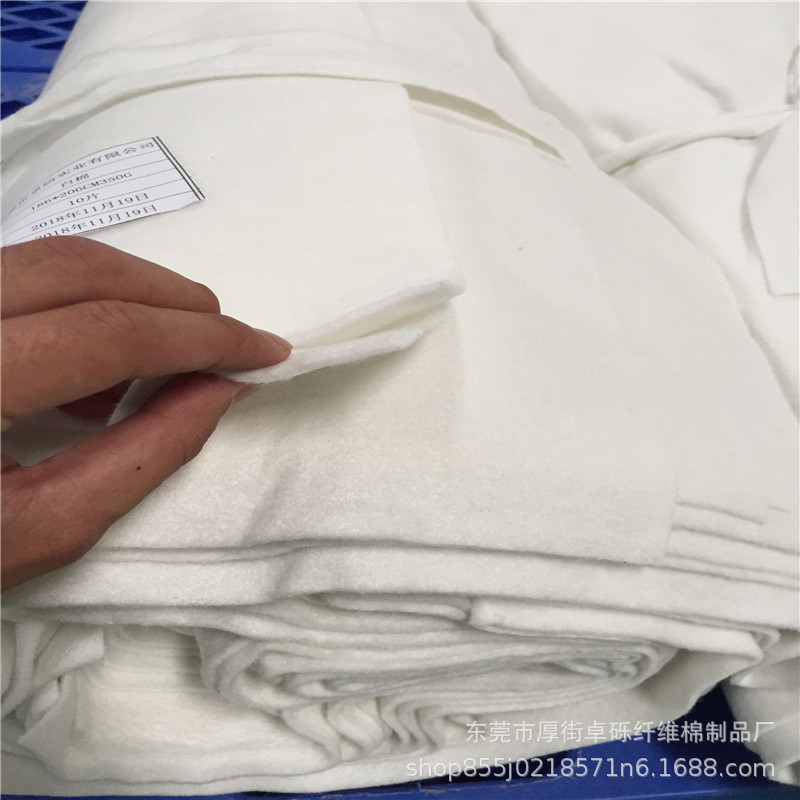 厂家批发阻燃针刺棉 服装辅材涧棉 门幅克重按要求批发