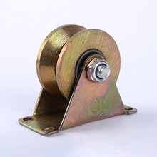 轮子 30-100带架 轨道斜直圆 VUH滑轮彩钢轮角铁轮子 滑轮