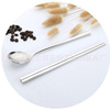 Spoon stainless steel home use, chopsticks, set for elementary school students, handheld street tableware