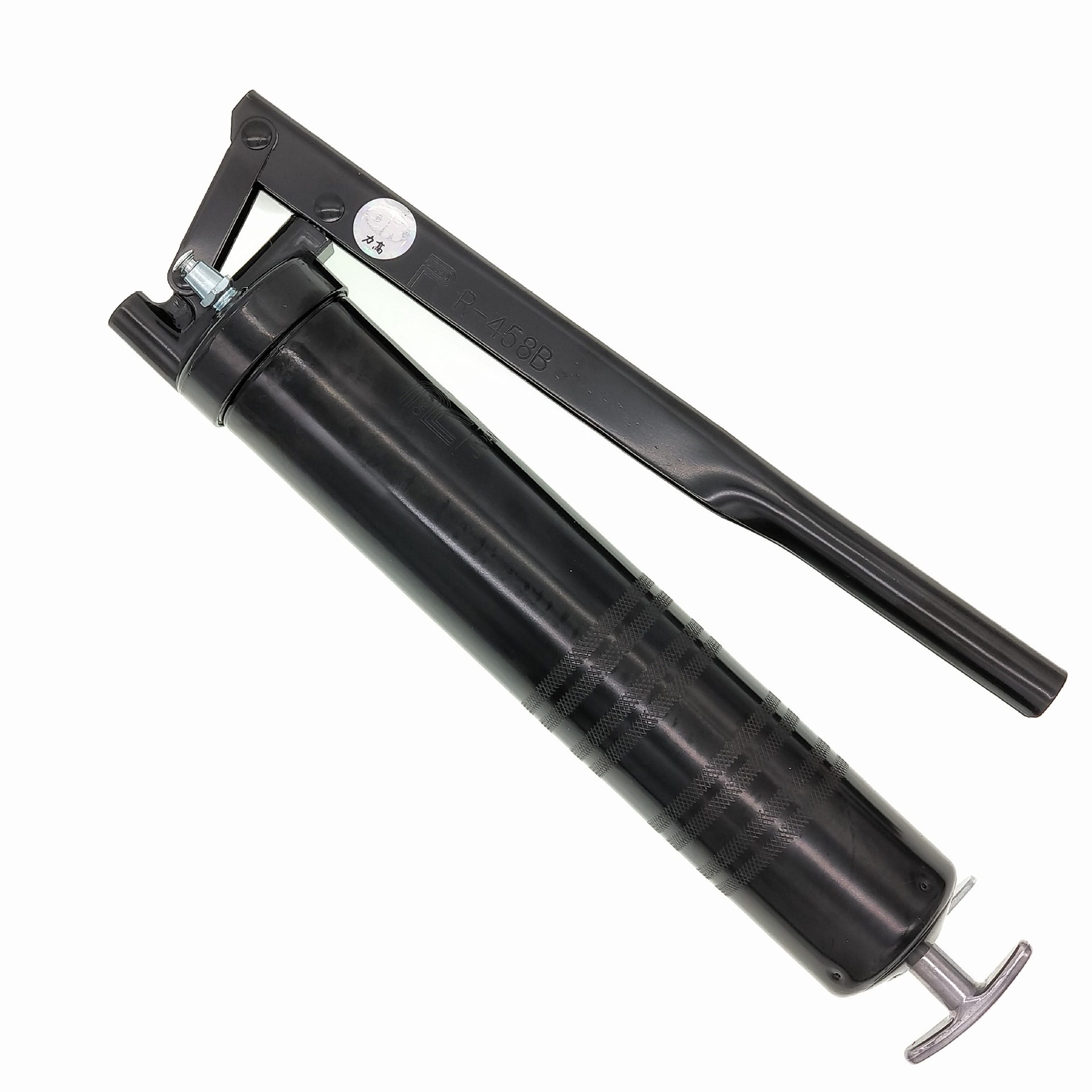 原装台湾进口力高手动压杆式挖掘机黄油枪牛油枪注油枪黑色R458B