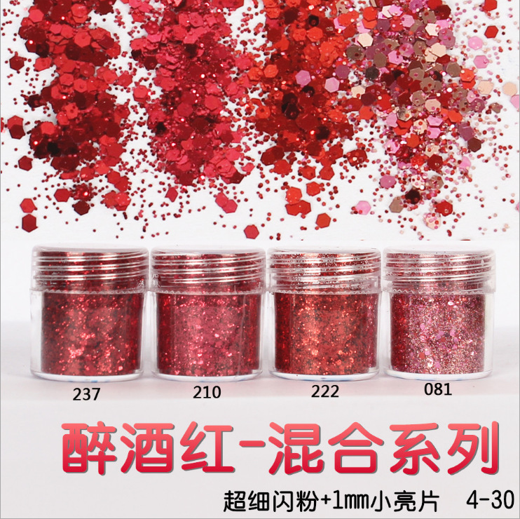 Nagel Glitzer Holografische Dekoration Flocken Glitzer DIY Nailart 3D Pailletten - Bild 23 von 28