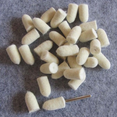 厂家直销 电磨配件 抛光羊毛磨头 圆柱 圆锥 磨头 带柄磨头|ms