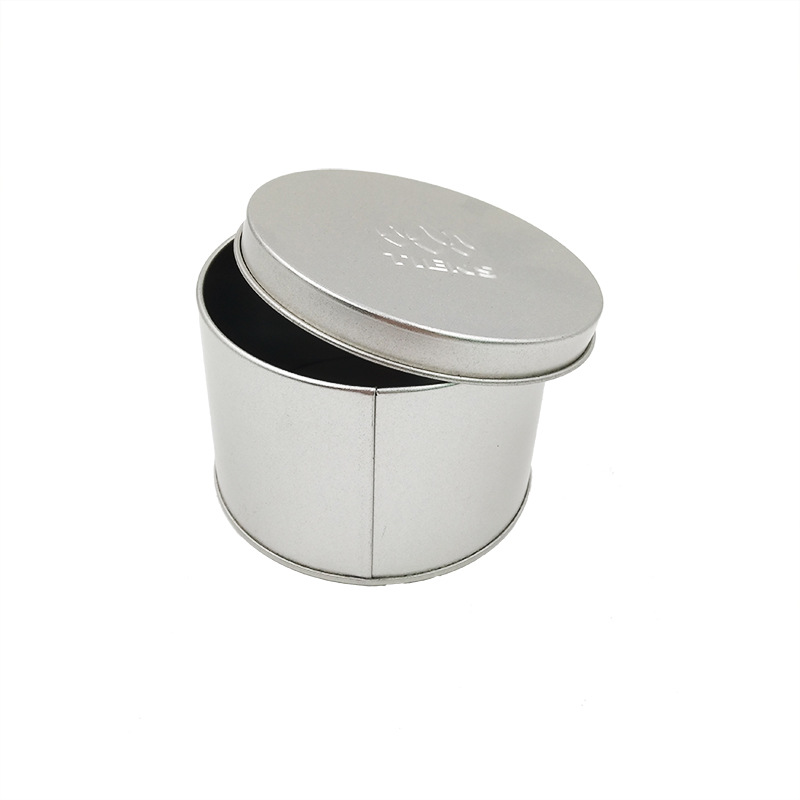 厂家供应95mm圆形马口铁盒首饰收纳铁盒定制