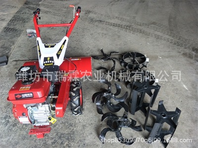 四驱汽油多功能开沟微耕机自走式旋耕机手扶拖拉机开沟松土除草机