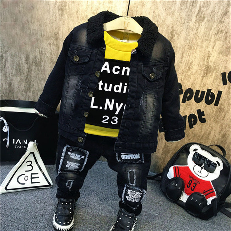 Children's clothing winter new boys' thi...