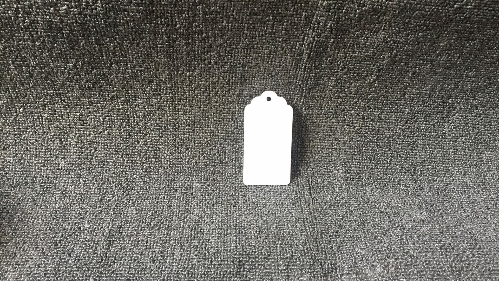 Etiquetas Colgantes de Papel Kraft en Blanco 4.5x9 cm para Ropa