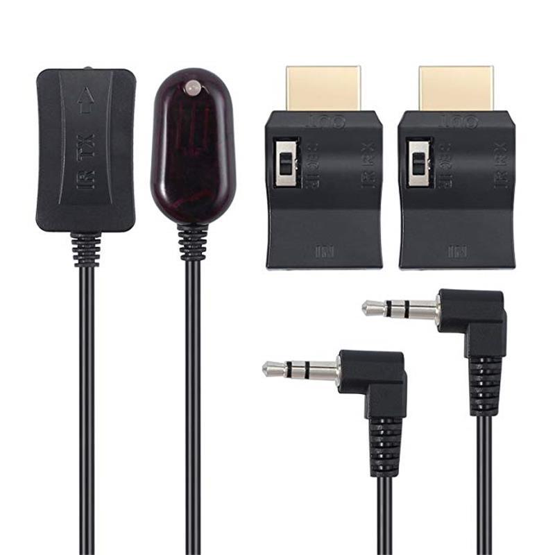 HDMI遥控转发器家用高清设备通用带IR延伸红外高清音视频时回传器