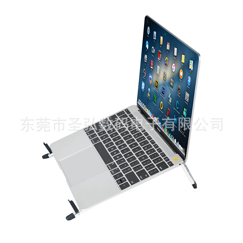16 Notebook computer Dissipate heat Bracket aluminium alloy fold non-slip gift to work in an office Bracket factory Direct selling