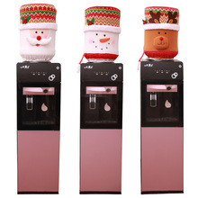 圣诞节日装饰用品居家布置装扮办公室饮水机桶罩饮水桶卡通防尘套