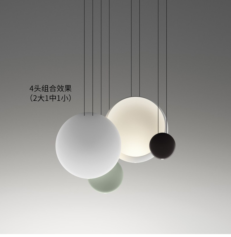 Lustre escandinavo minimalista, para sala de jantar,