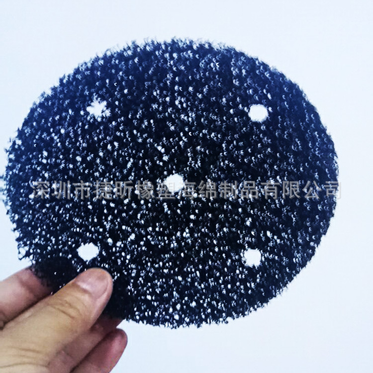 厂家批发多孔爆炸机箱除尘黑色方块过滤棉海绵 烤漆房过滤绵