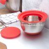 Basod stainless steel egg bowl, stewed silicone, beaten egg beating bowl stainless steel salad basin baked egg basin