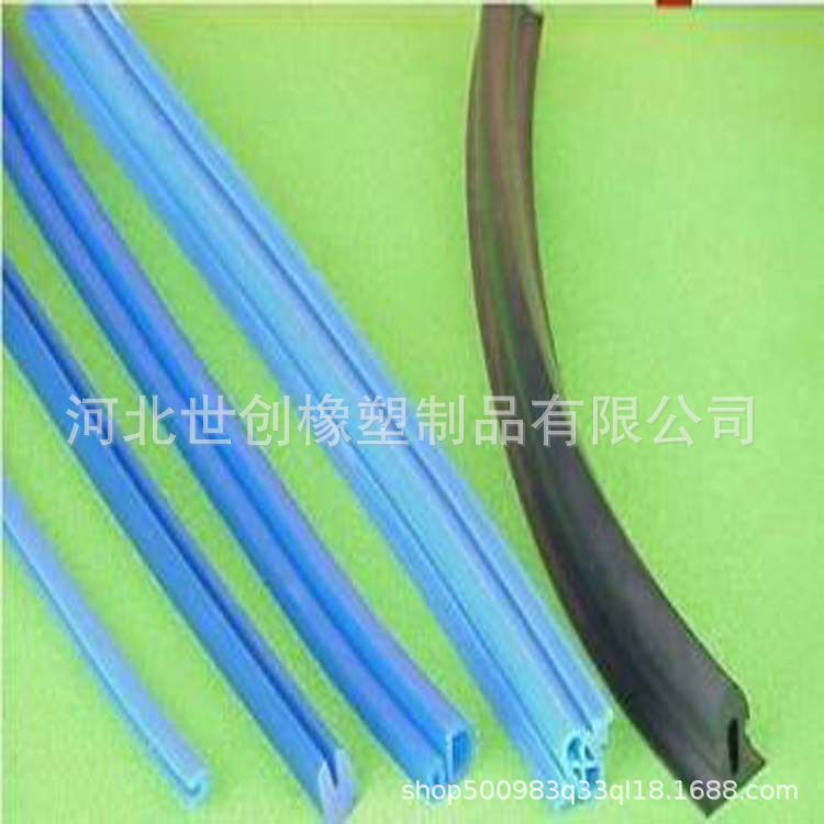 耐高温硅胶发泡挤出硅胶条 门窗密封条 彩色密封条