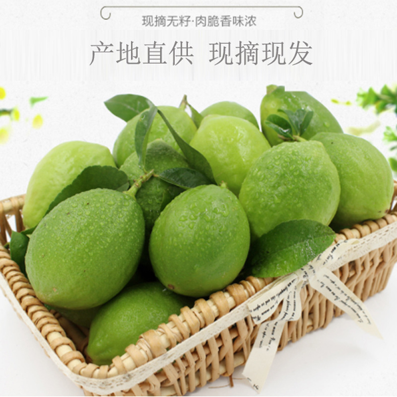 优选五斤香水柠檬 新鲜一级果无籽柠檬非青柠檬包邮产地直销|ms