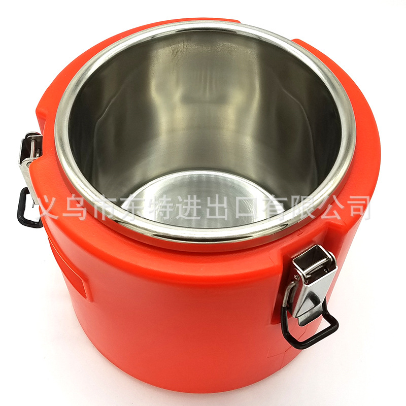 Stainless steel insulated bucket, large-capacity soup, porridge, meal bucket, milk tea bucket, soy milk insulated bucket, stainless steel inner liner ice bucket detail image 7