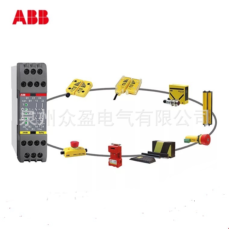 ABB安全产品JSHK0；2TLA020003R0300;10m电缆;12芯接头连接JSHD4