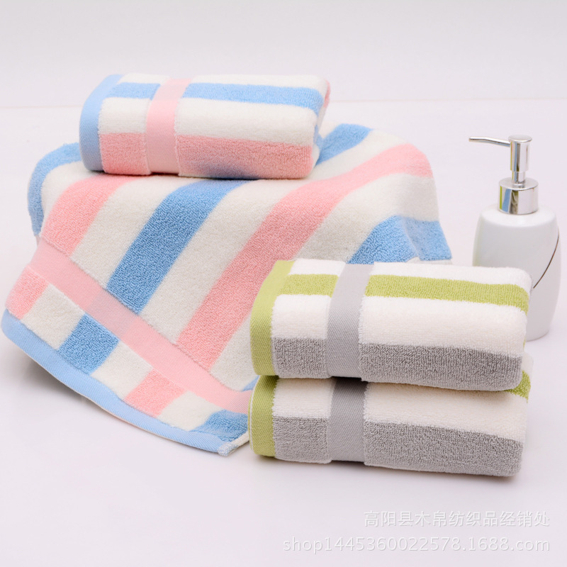 =Jacquard plain 32-strand thick towel, c...