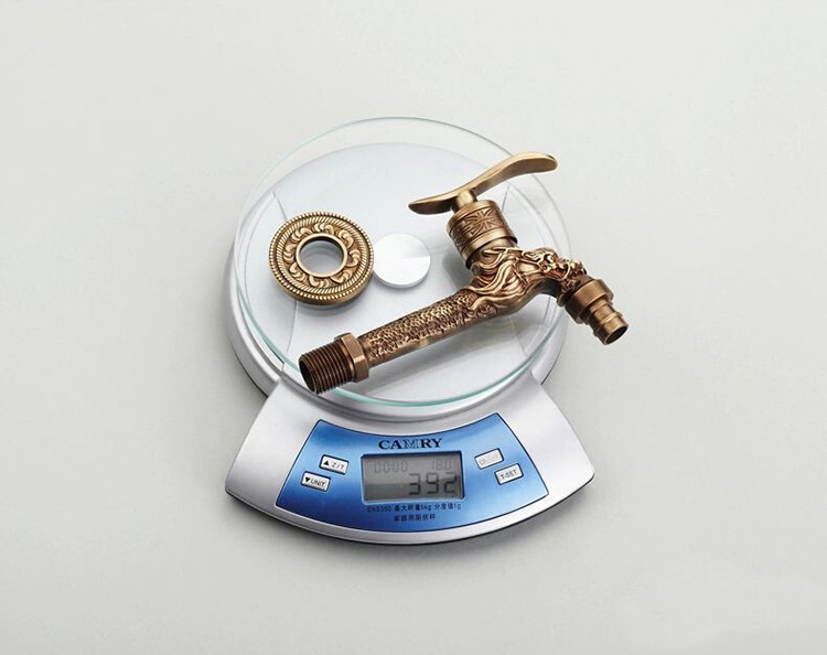 Copper antique European style retro 4 points 6 points single-cooling washing machine faucet mop sink extended faucet faucet nozzle bathroom undefined