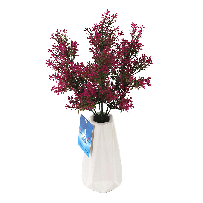 7-Head 49-Mesh Milan Grass Plastic Flowers Artificial Plant 5