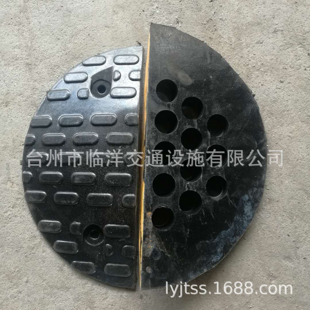 厂家橡胶减速带 限速带减速板 道路减速减速带500*400*50出口-阿里巴巴