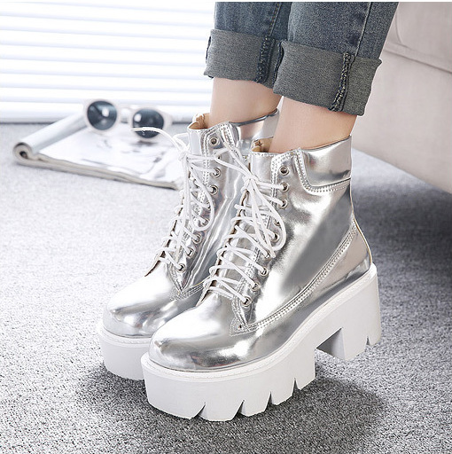 Bottes femme en Matériau mixte - Ref 3355226 Image 17